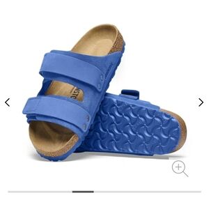 Birkenstock Uji Blue Sandals Sz 37